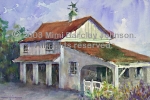 Red Roof Stable (with Canada Goose Weathervane)