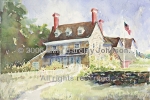 Harriton House from Below Wall