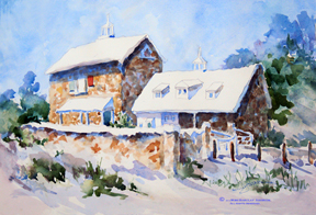 Ardrossan in Winter-Hope's Barn