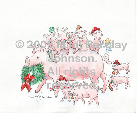 Christmas Pigs