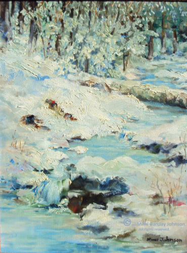 Cuttalossa Creek in Winter